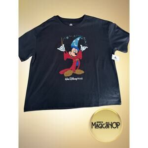 2025 Disney Parks WDW Bedazzled Sorcerer Mickey T-Shirt Medium